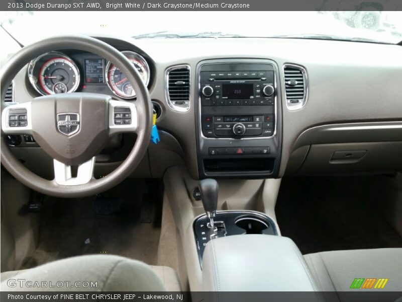 Bright White / Dark Graystone/Medium Graystone 2013 Dodge Durango SXT AWD