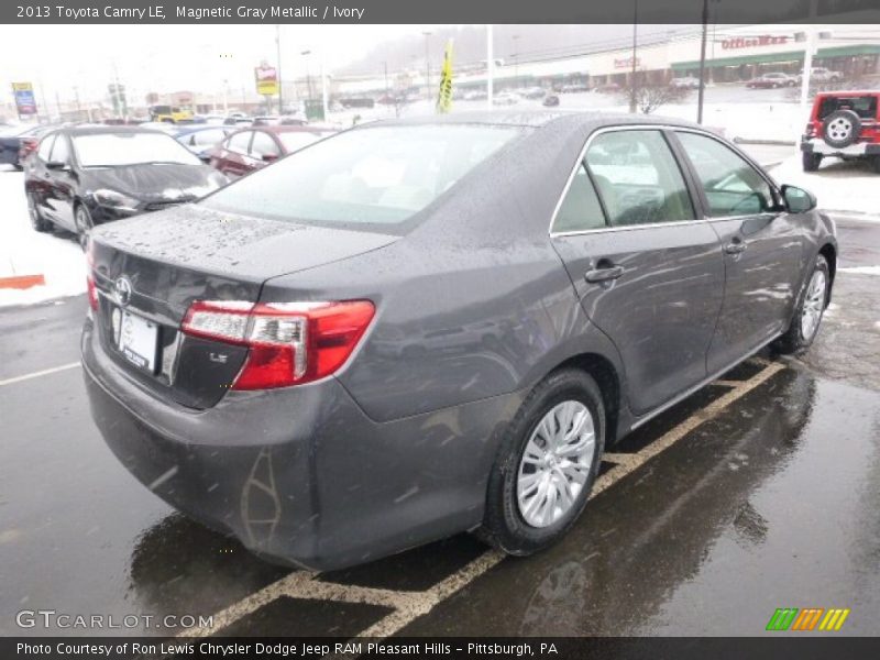 Magnetic Gray Metallic / Ivory 2013 Toyota Camry LE