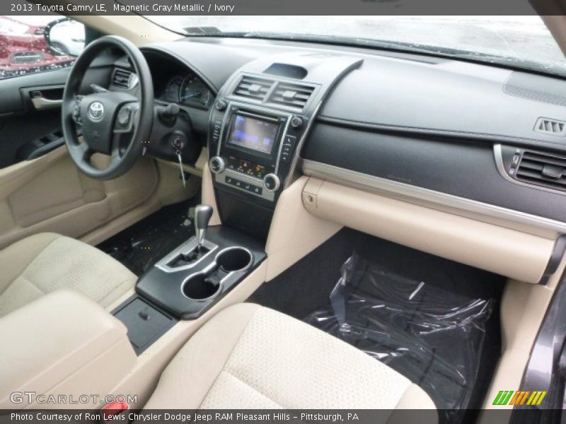 Magnetic Gray Metallic / Ivory 2013 Toyota Camry LE
