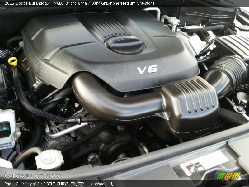 Bright White / Dark Graystone/Medium Graystone 2013 Dodge Durango SXT AWD