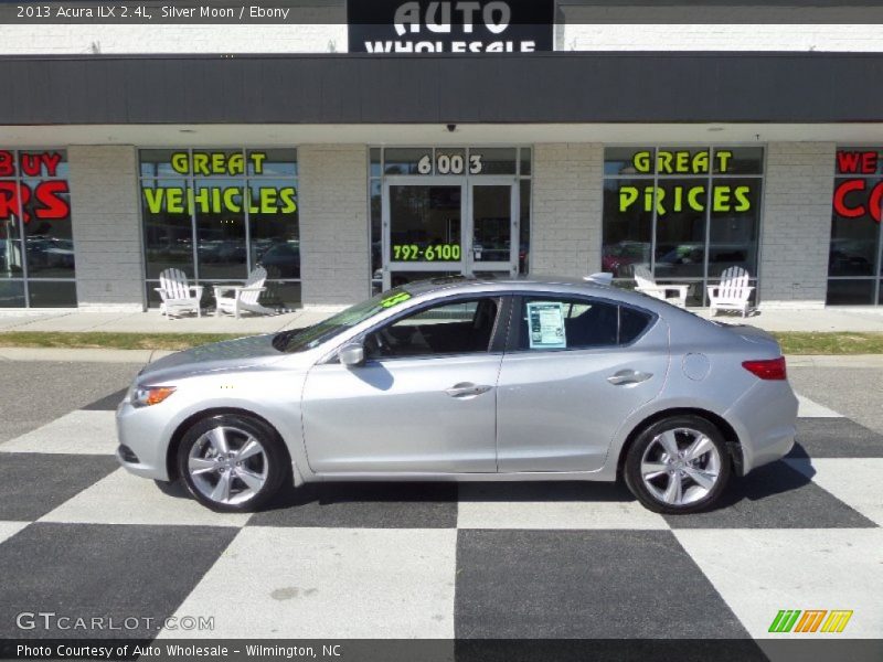 Silver Moon / Ebony 2013 Acura ILX 2.4L