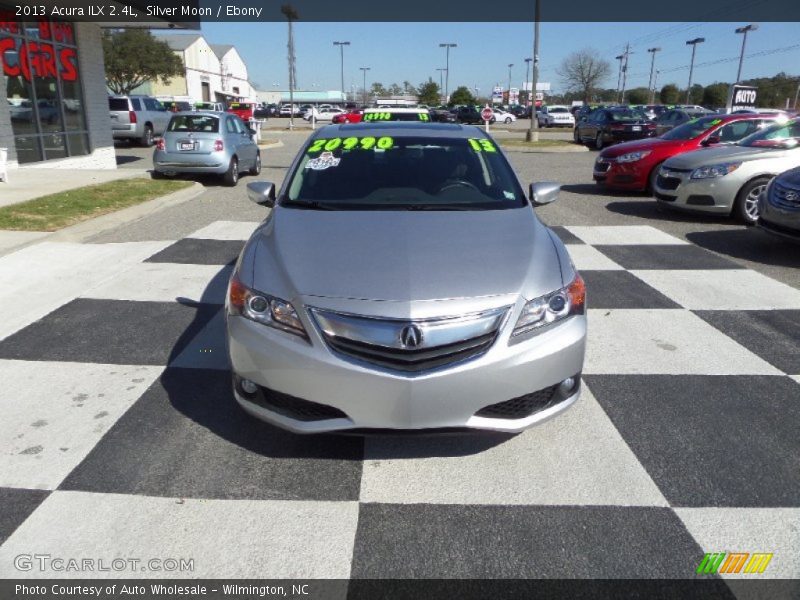 Silver Moon / Ebony 2013 Acura ILX 2.4L
