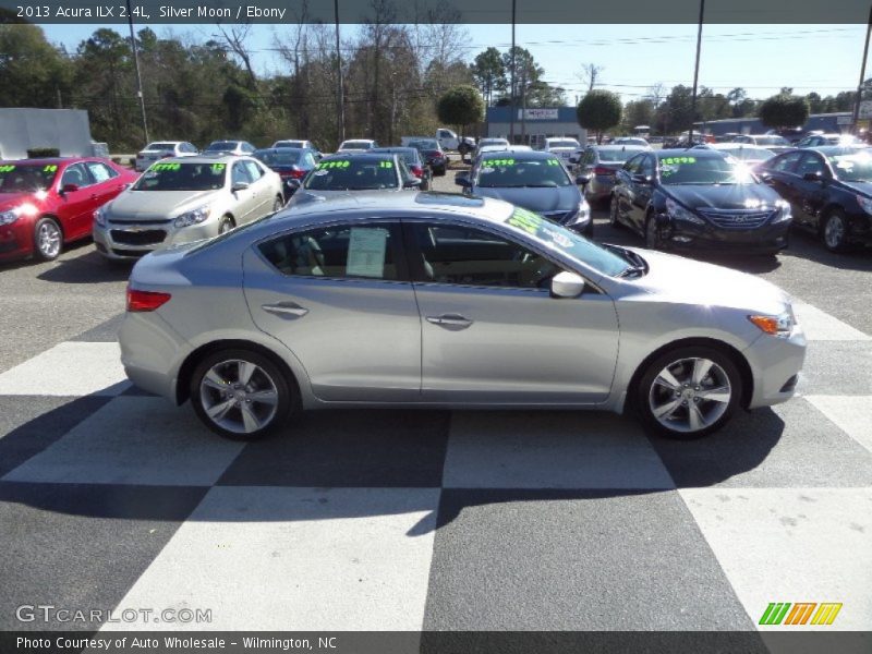 Silver Moon / Ebony 2013 Acura ILX 2.4L