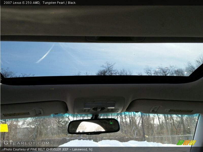 Tungsten Pearl / Black 2007 Lexus IS 250 AWD
