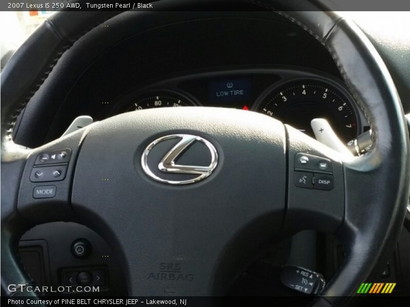 Tungsten Pearl / Black 2007 Lexus IS 250 AWD