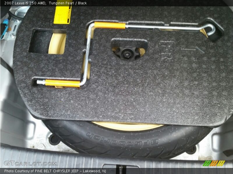 Tungsten Pearl / Black 2007 Lexus IS 250 AWD