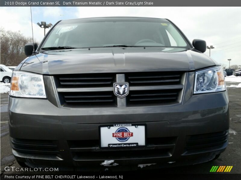 Dark Titanium Metallic / Dark Slate Gray/Light Shale 2010 Dodge Grand Caravan SE
