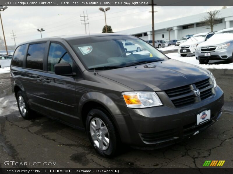 Dark Titanium Metallic / Dark Slate Gray/Light Shale 2010 Dodge Grand Caravan SE