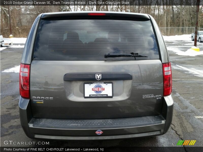 Dark Titanium Metallic / Dark Slate Gray/Light Shale 2010 Dodge Grand Caravan SE