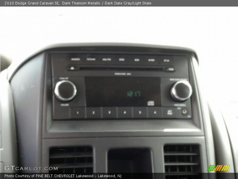 Dark Titanium Metallic / Dark Slate Gray/Light Shale 2010 Dodge Grand Caravan SE