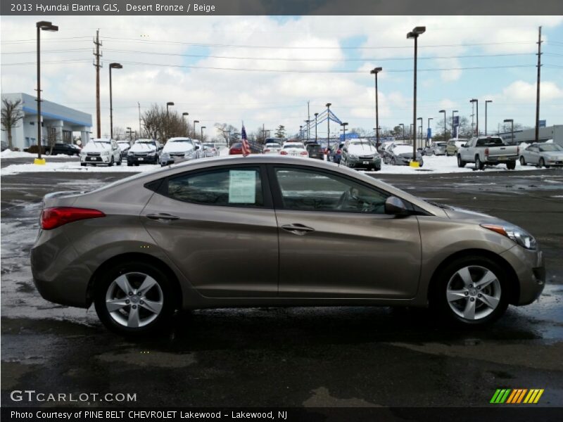 Desert Bronze / Beige 2013 Hyundai Elantra GLS