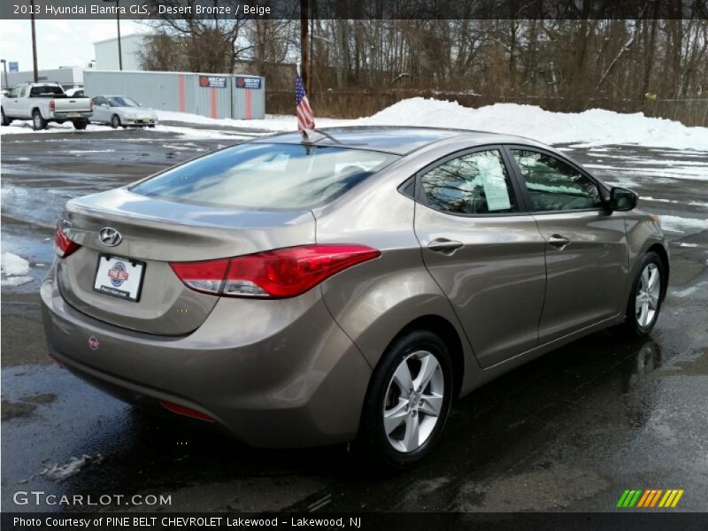 Desert Bronze / Beige 2013 Hyundai Elantra GLS