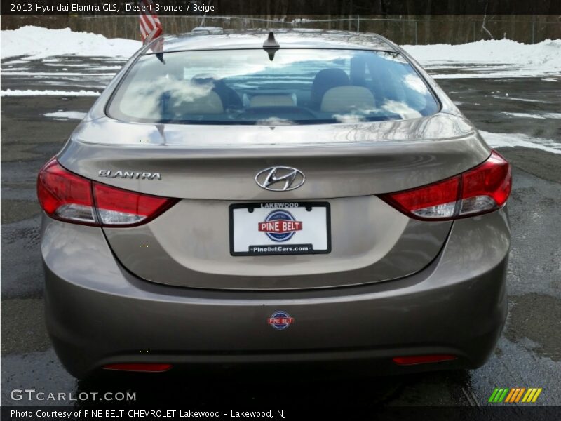 Desert Bronze / Beige 2013 Hyundai Elantra GLS