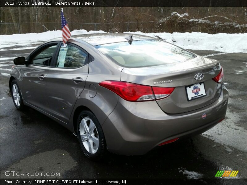Desert Bronze / Beige 2013 Hyundai Elantra GLS