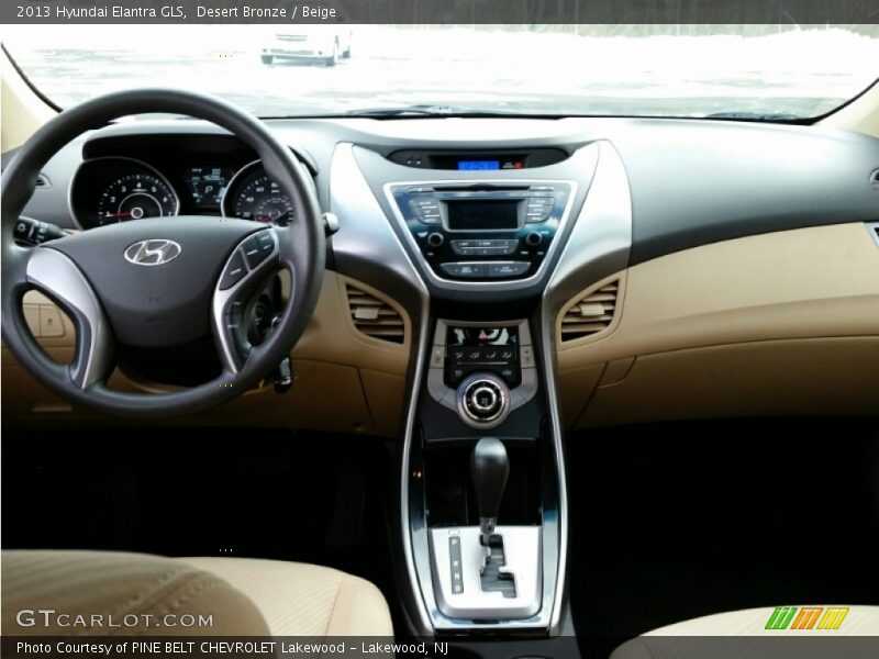 Desert Bronze / Beige 2013 Hyundai Elantra GLS