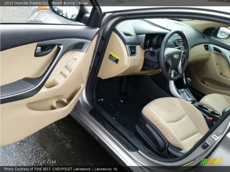 Desert Bronze / Beige 2013 Hyundai Elantra GLS