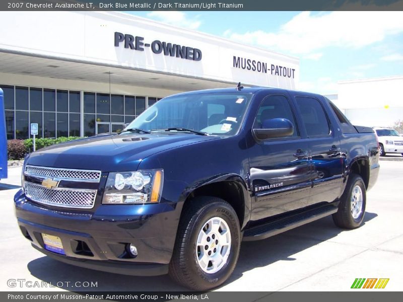 Dark Blue Metallic / Dark Titanium/Light Titanium 2007 Chevrolet Avalanche LT