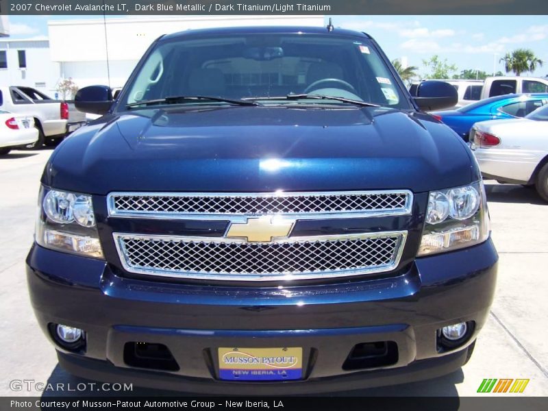 Dark Blue Metallic / Dark Titanium/Light Titanium 2007 Chevrolet Avalanche LT