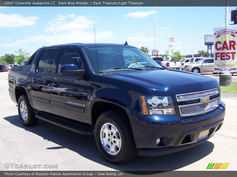 Dark Blue Metallic / Dark Titanium/Light Titanium 2007 Chevrolet Avalanche LT
