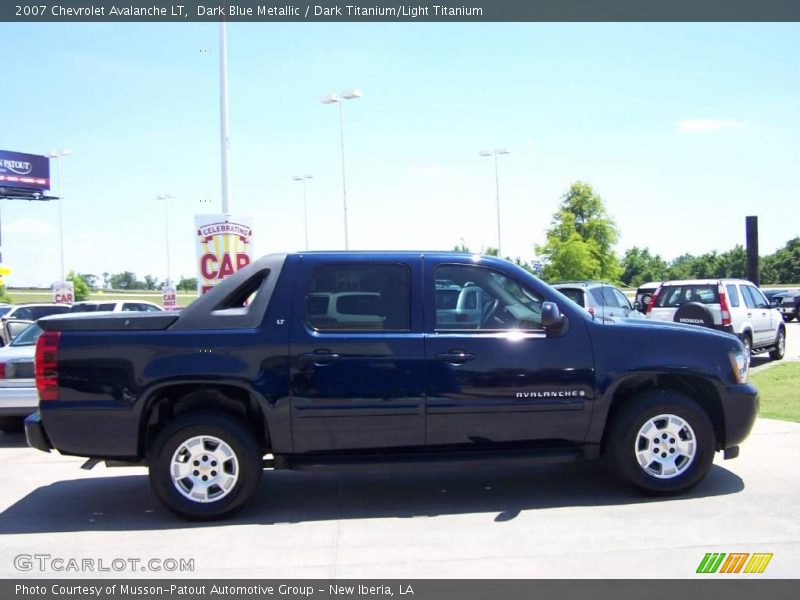 Dark Blue Metallic / Dark Titanium/Light Titanium 2007 Chevrolet Avalanche LT