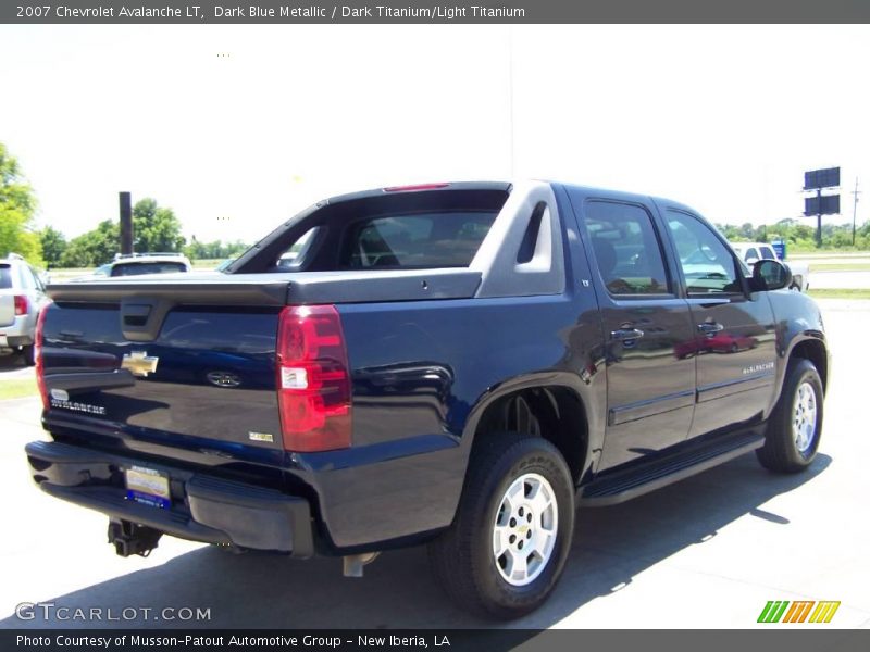 Dark Blue Metallic / Dark Titanium/Light Titanium 2007 Chevrolet Avalanche LT