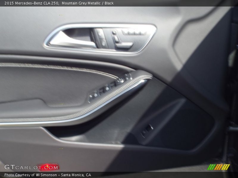 Mountain Grey Metallic / Black 2015 Mercedes-Benz CLA 250