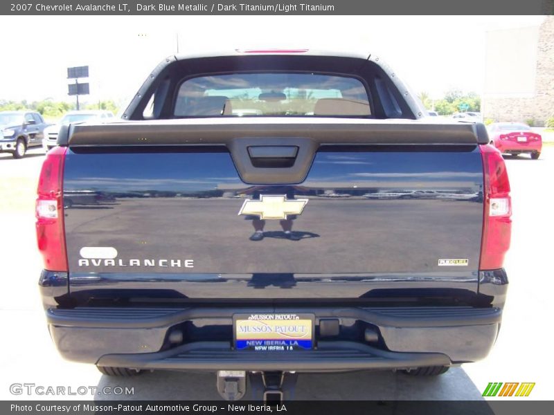 Dark Blue Metallic / Dark Titanium/Light Titanium 2007 Chevrolet Avalanche LT