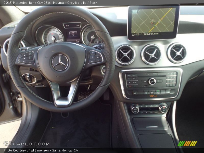 Mountain Grey Metallic / Black 2015 Mercedes-Benz CLA 250