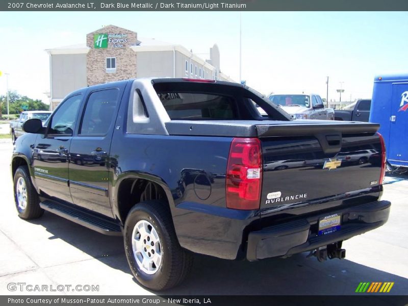 Dark Blue Metallic / Dark Titanium/Light Titanium 2007 Chevrolet Avalanche LT