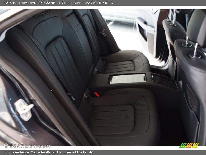 Steel Grey Metallic / Black 2015 Mercedes-Benz CLS 400 4Matic Coupe