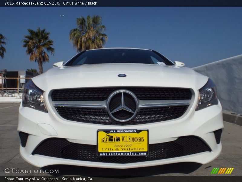 Cirrus White / Black 2015 Mercedes-Benz CLA 250