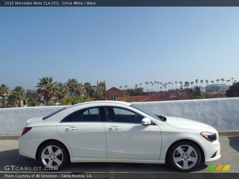 Cirrus White / Black 2015 Mercedes-Benz CLA 250