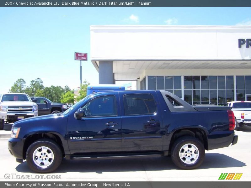 Dark Blue Metallic / Dark Titanium/Light Titanium 2007 Chevrolet Avalanche LT