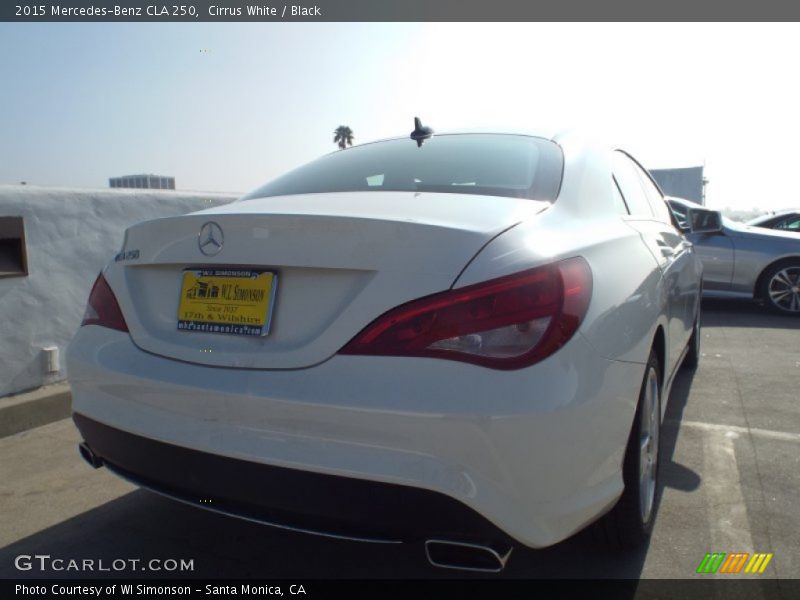 Cirrus White / Black 2015 Mercedes-Benz CLA 250
