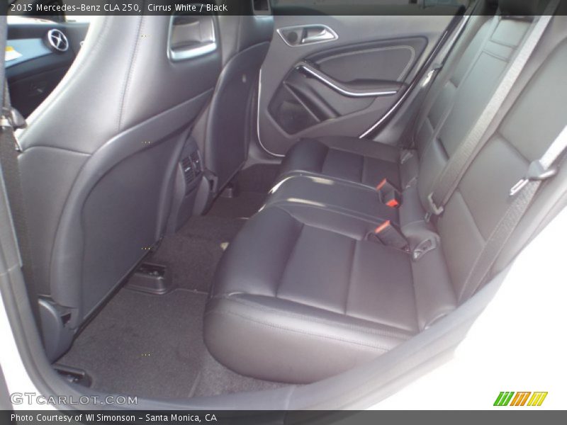 Cirrus White / Black 2015 Mercedes-Benz CLA 250