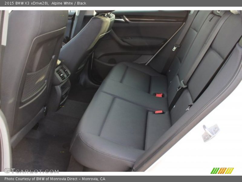 Alpine White / Black 2015 BMW X3 xDrive28i