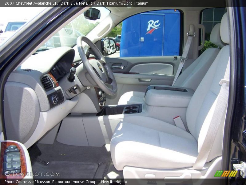 Dark Blue Metallic / Dark Titanium/Light Titanium 2007 Chevrolet Avalanche LT