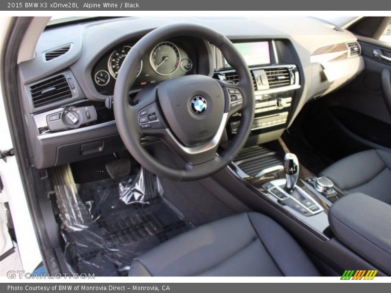 Alpine White / Black 2015 BMW X3 xDrive28i
