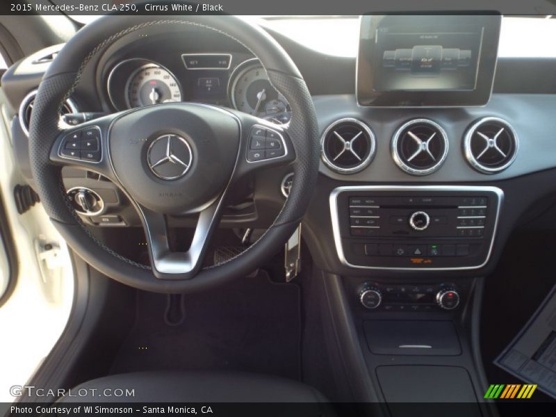 Cirrus White / Black 2015 Mercedes-Benz CLA 250