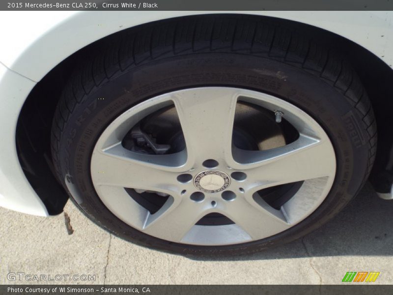 Cirrus White / Black 2015 Mercedes-Benz CLA 250