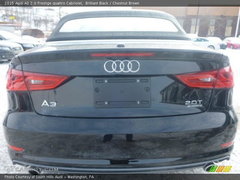Brilliant Black / Chestnut Brown 2015 Audi A3 2.0 Prestige quattro Cabriolet