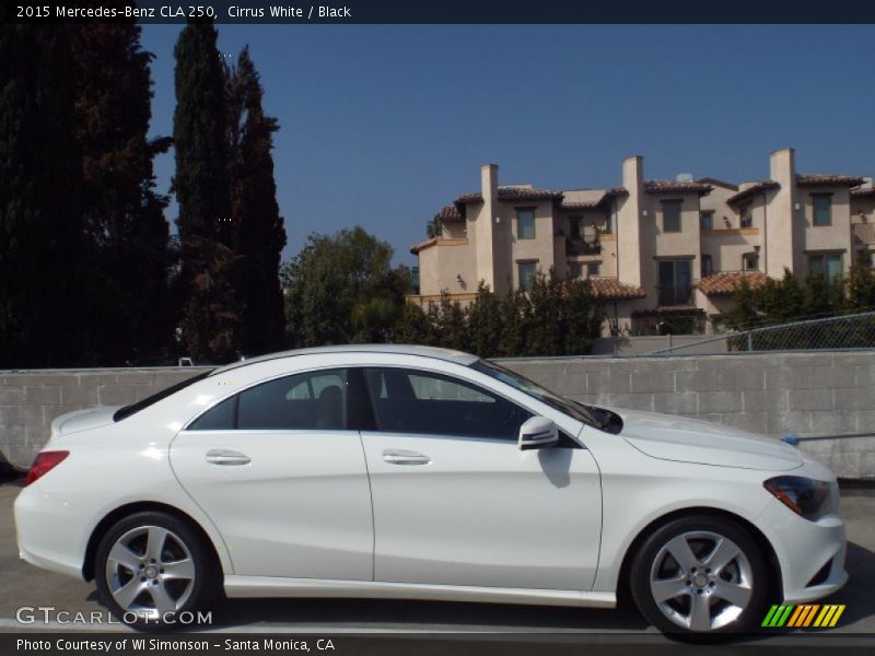 Cirrus White / Black 2015 Mercedes-Benz CLA 250