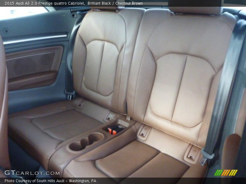 Rear Seat of 2015 A3 2.0 Prestige quattro Cabriolet