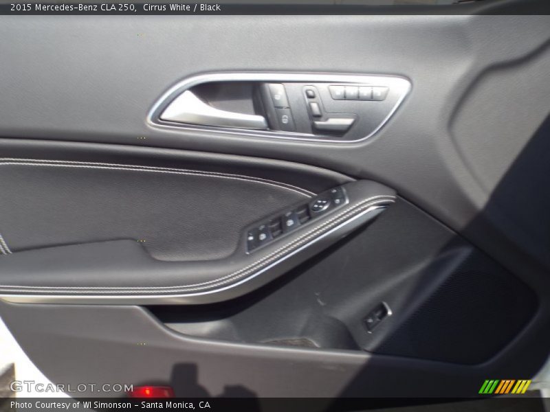 Cirrus White / Black 2015 Mercedes-Benz CLA 250