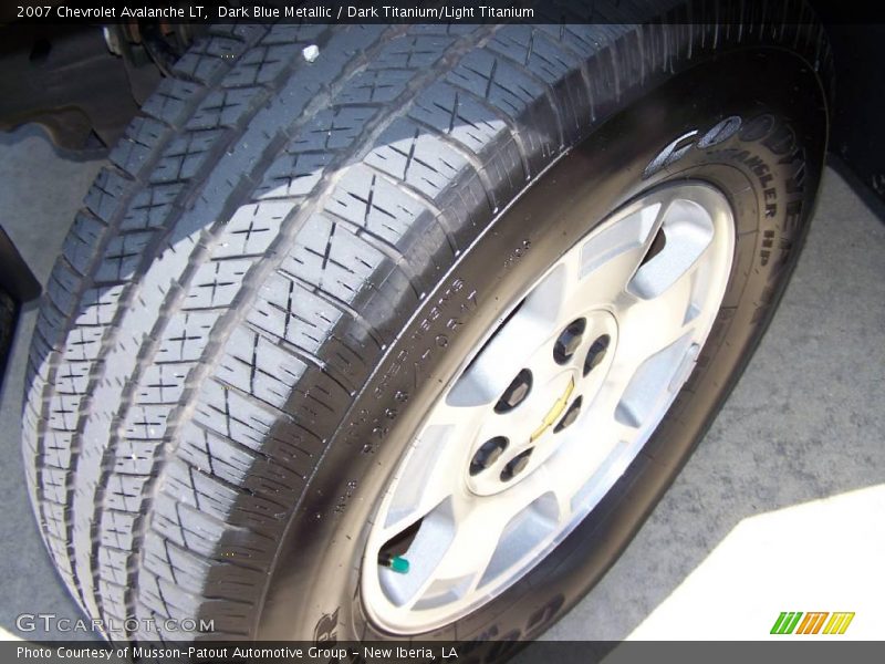 Dark Blue Metallic / Dark Titanium/Light Titanium 2007 Chevrolet Avalanche LT