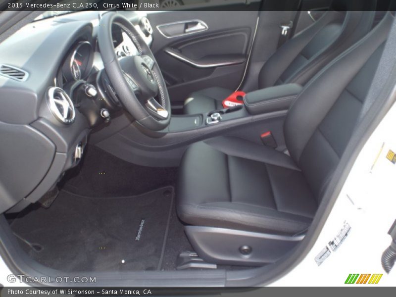 Cirrus White / Black 2015 Mercedes-Benz CLA 250