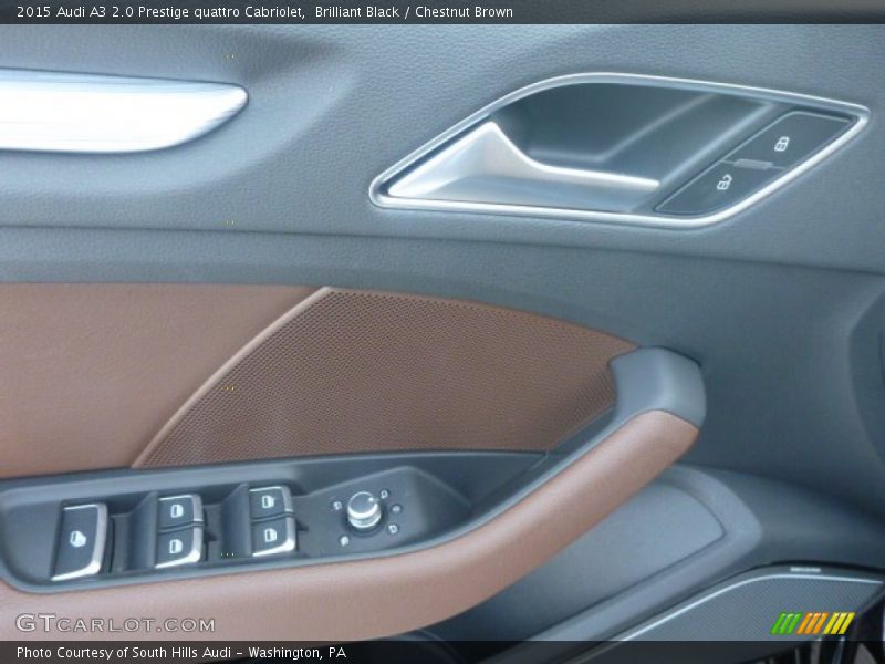 Brilliant Black / Chestnut Brown 2015 Audi A3 2.0 Prestige quattro Cabriolet