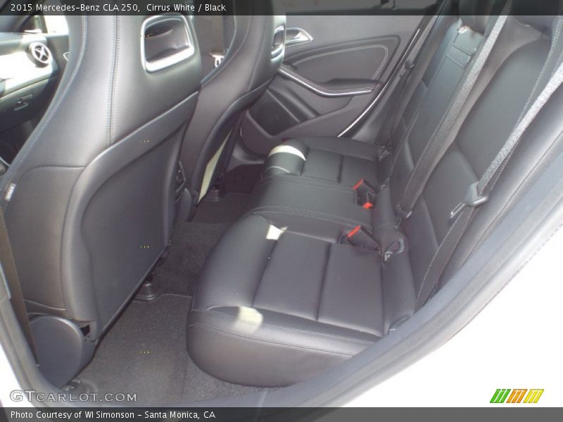 Cirrus White / Black 2015 Mercedes-Benz CLA 250