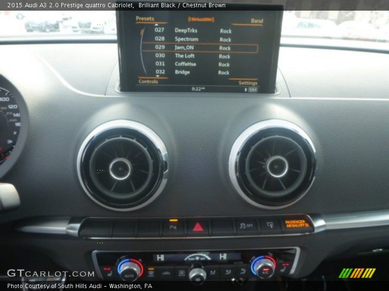 Brilliant Black / Chestnut Brown 2015 Audi A3 2.0 Prestige quattro Cabriolet