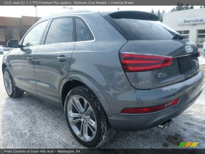 Monsoon Grey Metallic / Chestnut Brown 2015 Audi Q3 2.0 TFSI Premium Plus quattro
